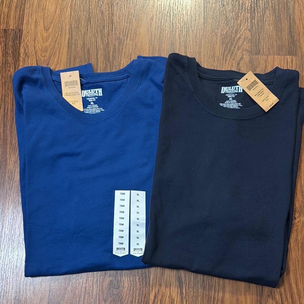 Duluth Trading Co Blue Short Sleeve Tees